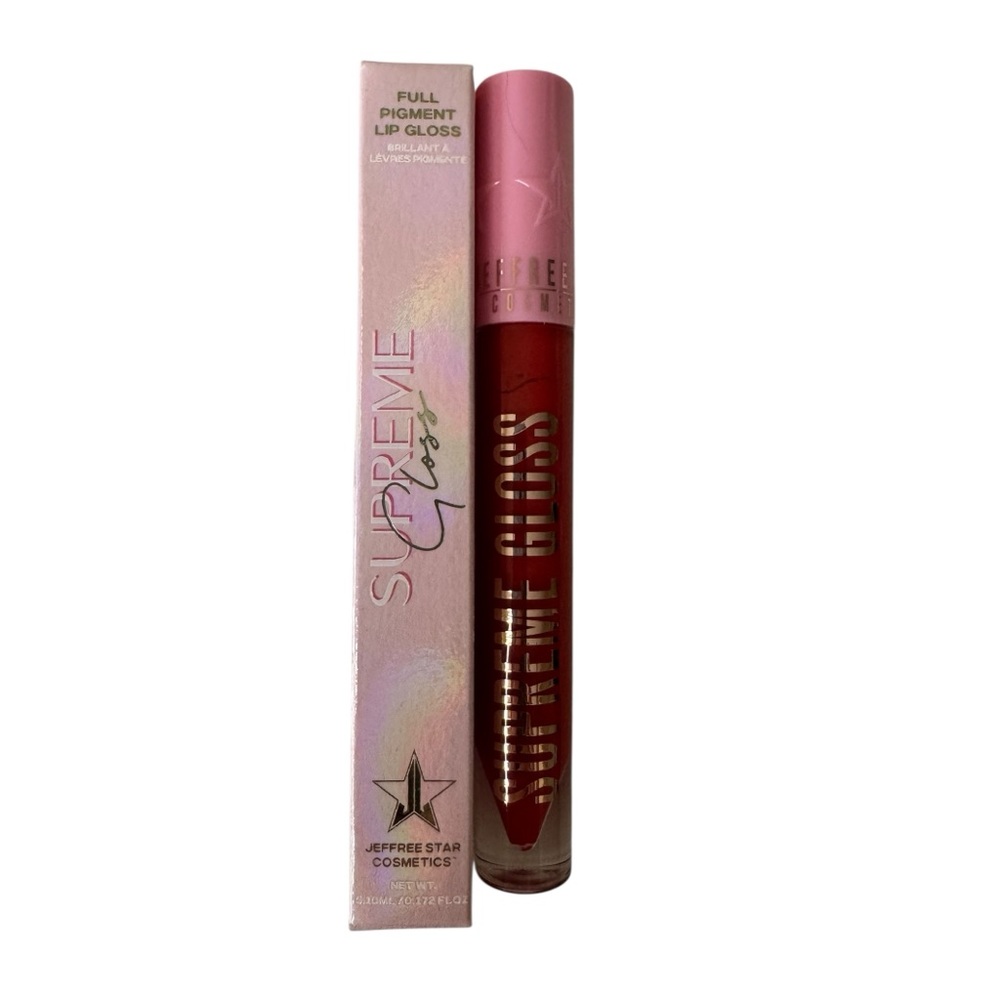 Jeffree Star Women's Red Lip Gloss Supreme Shine "Red Affair"
